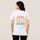 "sun salt sand" t-shirt (Achterkant volledig)
