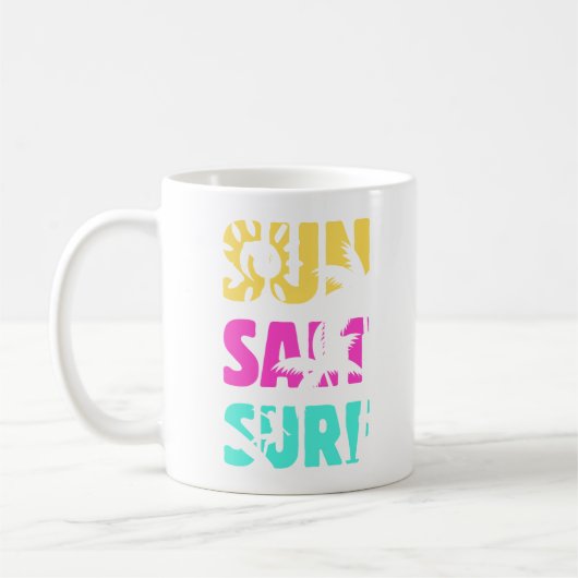 Sun Salt Surf - Summer Vibes Koffiemok (Links)