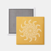 Sun Salutation Magneet (Voorkant / Achterkant)