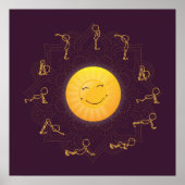 Sun Salutation Poster (Voorkant)