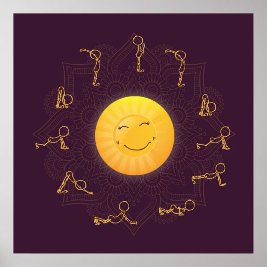 Sun Salutation Poster (Voorkant)