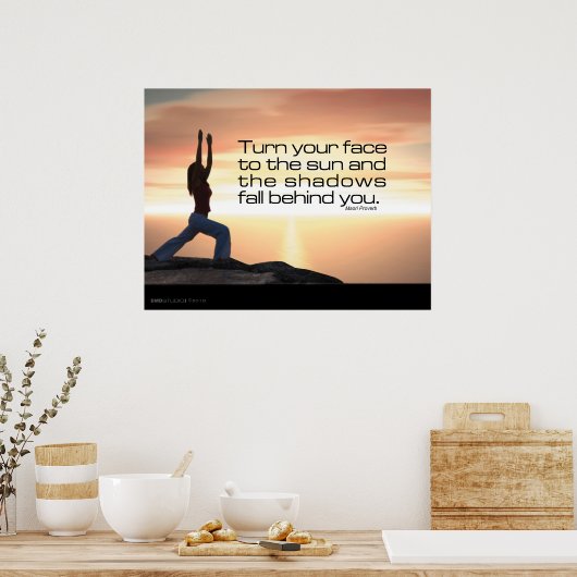 Sun Salutation Poster (Keuken)