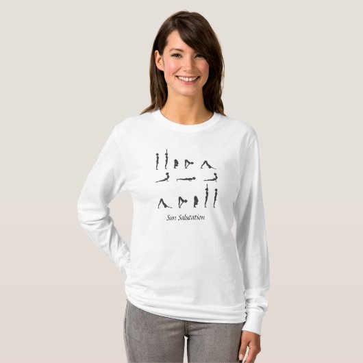 Sun Salutation T-shirt (Voorkant volledig)