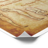 Sun Salutation yoga poster artprint (Hoek)