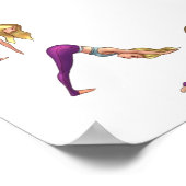 Sun Salutation Yogi Surya Namaskar Poster (Hoek)