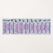 Sun Salutations Yogamat (Voorkant (horizontaal))