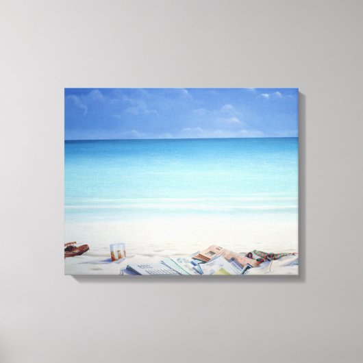 Sun Sand and Money II Canvas Afdruk (Voorkant)