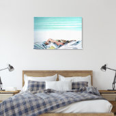 Sun Sand and Money III Canvas Afdruk (Insitu (Slaapkamer))