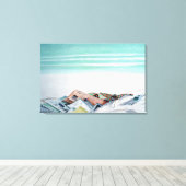 Sun Sand and Money III Canvas Afdruk (Insitu (Houten vloer))