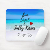 Sun Sand and Salty Kisses Tropical Beach Muismat (Met muis)