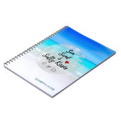 Sun Sand and Salty Kisses Tropical Beach Notitieboek (Linkerzijde)