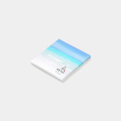 Sun Sand and Salty Kisses Tropical Beach Post-it® Notes (Schuin)