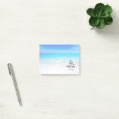 Sun Sand and Salty Kisses Tropical Beach Post-it® Notes (Kantoor)