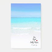 Sun Sand and Salty Kisses Tropical Beach Post-it® Notes (Voorkant)