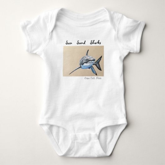 Sun Sand... Kleine haaien! Romper (Voorkant)