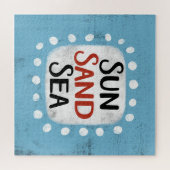 Sun Sand Zee Jigsaw Puzzel (Horizontaal)