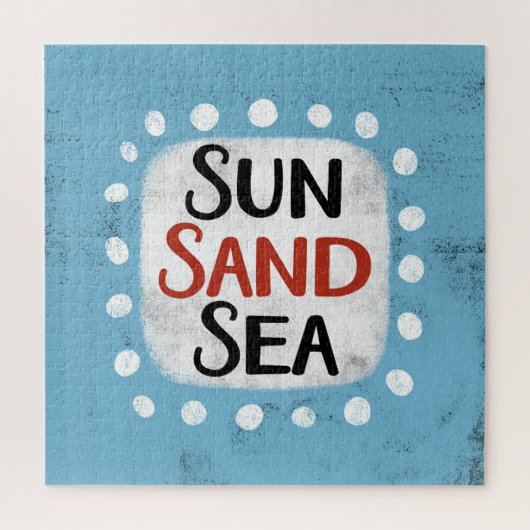 Sun Sand Zee Jigsaw Puzzel (Verticaal)