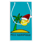 Sun Santa - Mele Kalikimaka Klein Cadeauzakje (Achterkant)