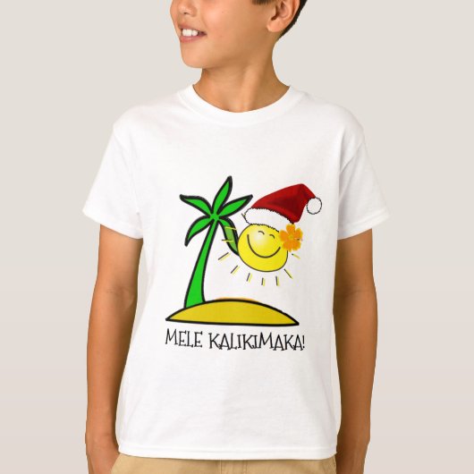 Sun Santa - Mele Kalikimaka T-shirt (Voorkant)
