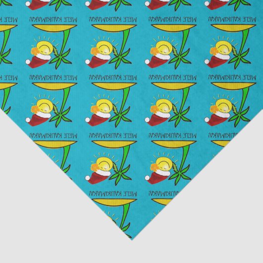 Sun Santa - Mele Kalikimaka Tissuepapier (Detail)