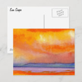 Sun Scape - CricketDiane Ocean Art Products Briefkaart (Voorkant / Achterkant)