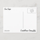 Sun Scape - CricketDiane Ocean Art Products Briefkaart (Achterkant)