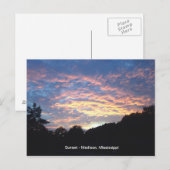 Sun Set Briefkaart (Voorkant / Achterkant)