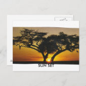 SUN SET BRIEFKAART (Voorkant / Achterkant)