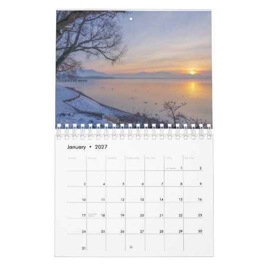 Sun set Calendar Kalender (Jan 2027)