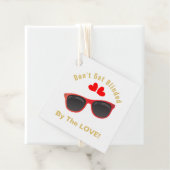 Sun Shades Bruiloft Favor Labels (In situ)