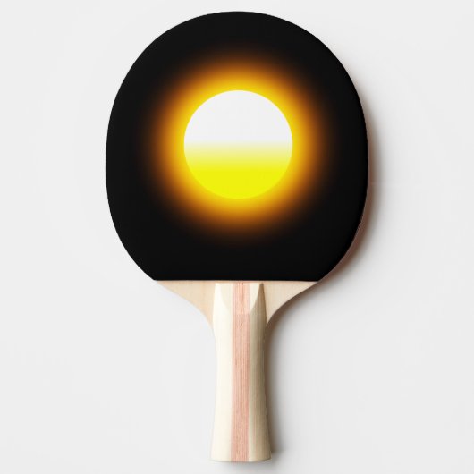 Sun Shine Afbeelding Ping Pong Paddle Tafeltennisbatje (Voorkant)