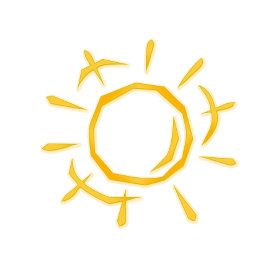 Sun Shine Minimalist Mug | Simple Sun Art Mok