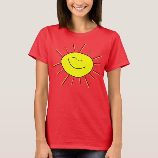 Sun shine t-shirt (Voorkant)