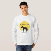 Sun Shines op Mijn lange borrel T-shirt (Voorkant volledig)