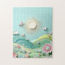 Sun Shining Over The Valley