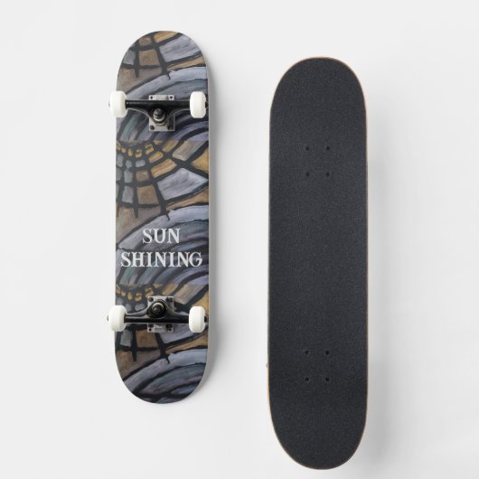 SUN SHINING SKATEBOARD DESIGN (Voorkant)