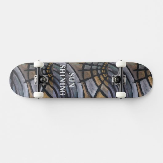 SUN SHINING SKATEBOARD DESIGN (Horizontaal)