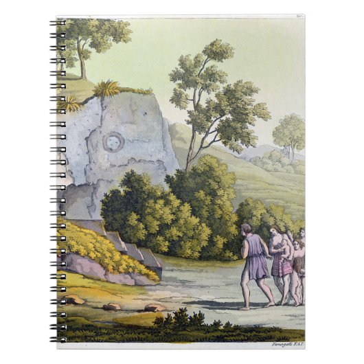 Sun shrine, Peru, uit Le Costume Ancien et Moder Notitieboek (Voorkant)