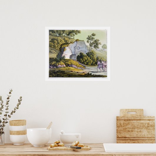 Sun shrine, Peru, uit Le Costume Ancien et Moder Poster (Keuken)