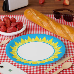 Sun Sky Blue Paper-Bord Papieren Bordje