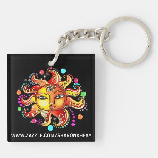 Sun Sleutelhanger (Achterkant)