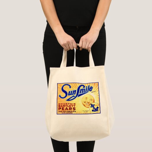 SUN SMILE PEARS TOTE BAG (Voorkant (product))