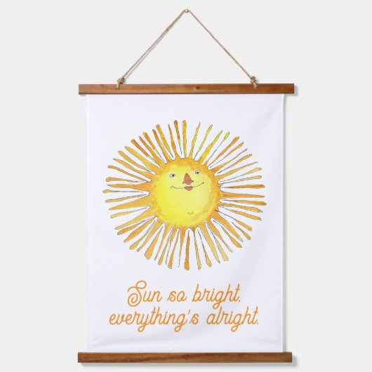 Sun so bright hangend wandkleed (Voorkant)