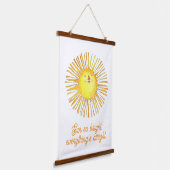 Sun so bright hangend wandkleed (Gebogen)