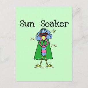 Sun Soaker Flamingo Tshirts en Gifts Briefkaart