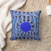 SUN SOLAR ENERGY Blauwgroen Blue Black White Kussen (Deken)