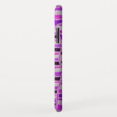 SUN SOLAR ENERGY MONOGRAM Pink Paars Black Case-Mate iPhone Case (Achterkant/rechts)