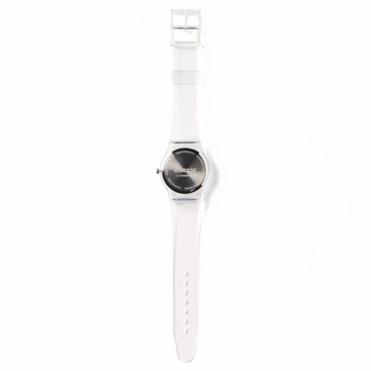 SUN SOLAR ENERGY/Pink Fuchsia, White, Black Horloge (Achterkant)