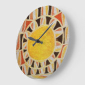 SUN SOLAR ENERGY yellow oranje red black Grote Klok (Hoek)