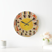 SUN SOLAR ENERGY yellow oranje red black Grote Klok (Huis)